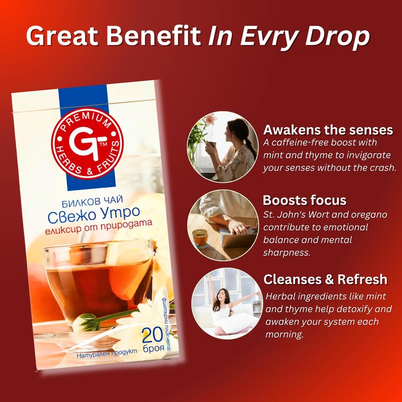 Premium GT Herbs & Fruits Fresh morning Tea