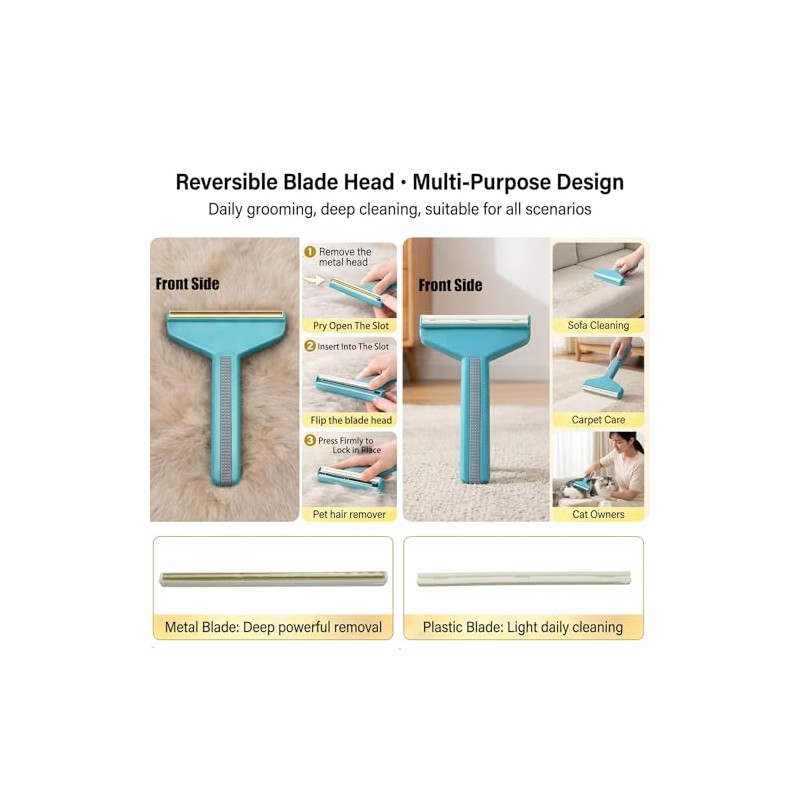 4-in-1 Reusable Lint Remover for Home and Car