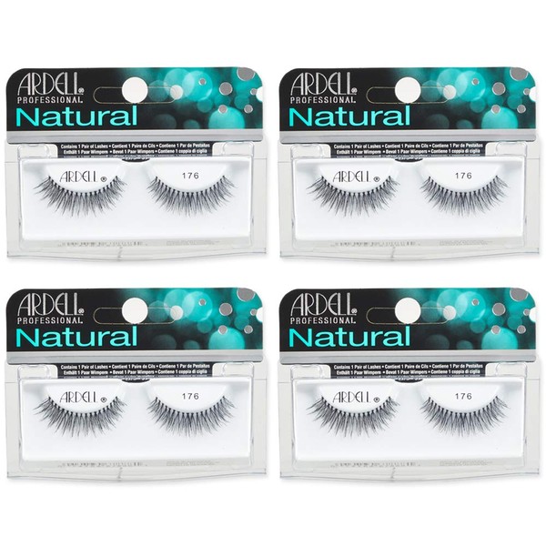 Ardell Lashes Natural 176, 4 Pack