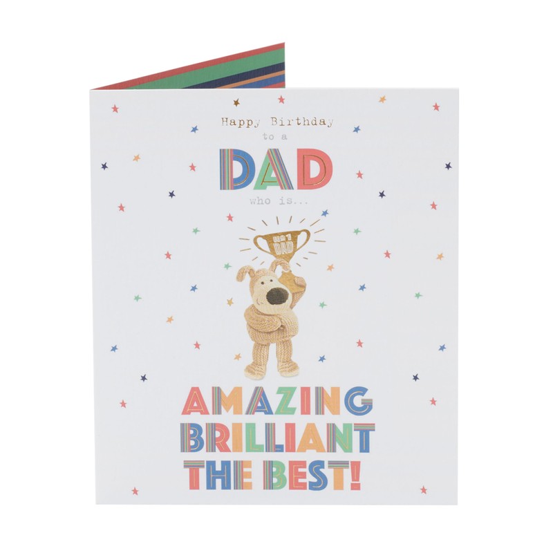 Boofle Birthday Card for Dad - Cute Design