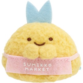 San-X Sumikko Gurashi (Sumikko Market) Tenori Plush Toy Set MO66401, Size: H 2.4 x W 2.6 x D 3.0 inches (6 x 6.5 x 7.5 cm)
