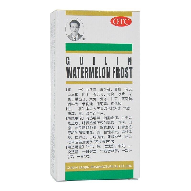 sanjin 西瓜霜 Guilin SanJin Guilin Watermelon Frost Spray Breath Freshener