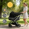 Baby Stroller Universal UPF 50+ Sun Protector Shade Blackout Cover