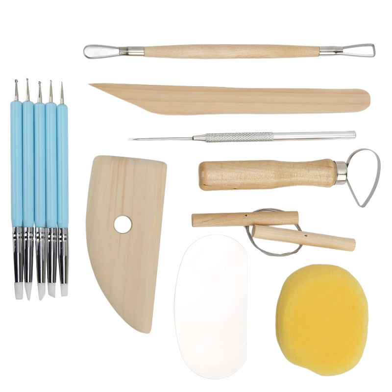 14 Pcs Clay Tools Portable Multipurpose DIY Crafts Pottery Shaping
