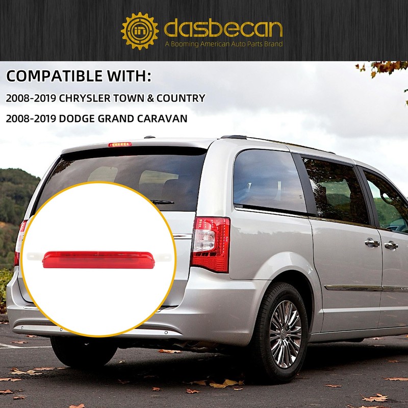 Dasbecan LED 3rd Third Brake Light Center High Mount Stop
