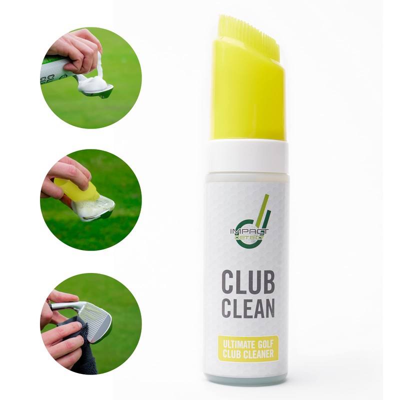 Impact Detect Club Clean | Golf Club Cleaner - Foaming