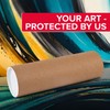 Paclord 4" x 12" Reinforced Kraft Paper Mailing Tube (Pack