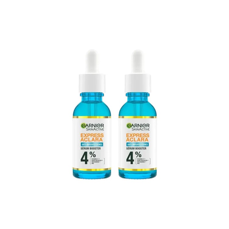 2 Pack Garnier Express aclara Express Aclara Anti Acné Día/Noche