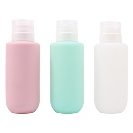 Lkw Ogechi 3 Pcs Travel Bottles Set for Toiletries, 200ml Large Capacity Leak Proof Refillable Squeezable Containers for Shampoos, Conditioner, Body Wash, Portable Travel Container