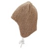 Sterntaler Baby Boys Hat Baby Hat Plush with Ears, beige