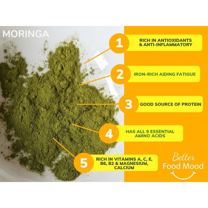 Better Food Mood Moringa Tea (50 Tea Bags) | Superfood