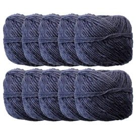 CleverDelights Navy Blue Jute Twine - 1000 Yards - 2mm Diameter - Eco-Friendly Natural Jute String - 10Pk x 100 Yard Twine Balls