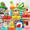 Beach Party Decorations Kit - Beach Themed Honeycomb Centerpieces and