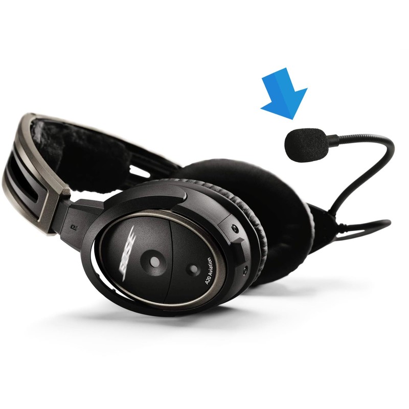 LEFXMOPHY for Bose A20 Aviation Headset Mic cover, Replacement for