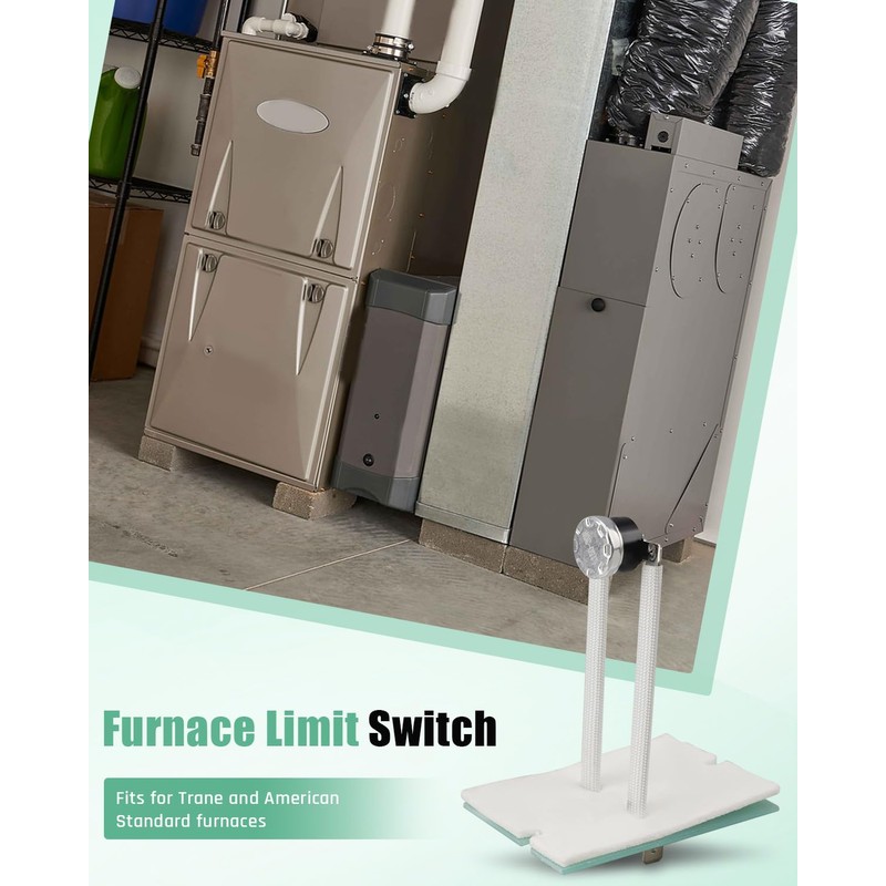 S1-02529041002 Furnace 3" Limit Switch Fit for York/Luxaire/Coleman/Evcon Replace 025-29041-002，L150