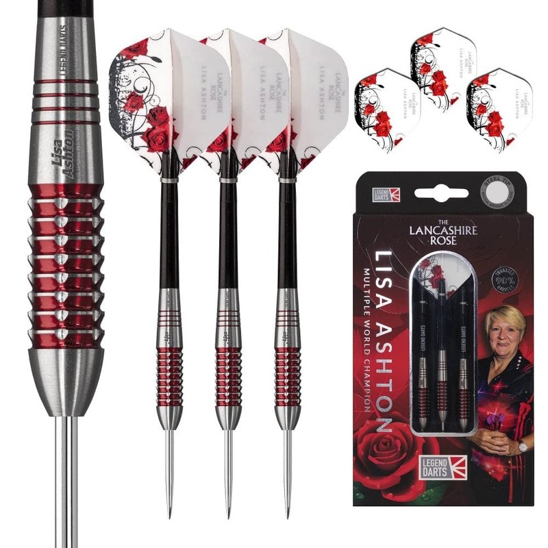 Legend Darts D2925 | Lisa Ashton | Red Electro Coating