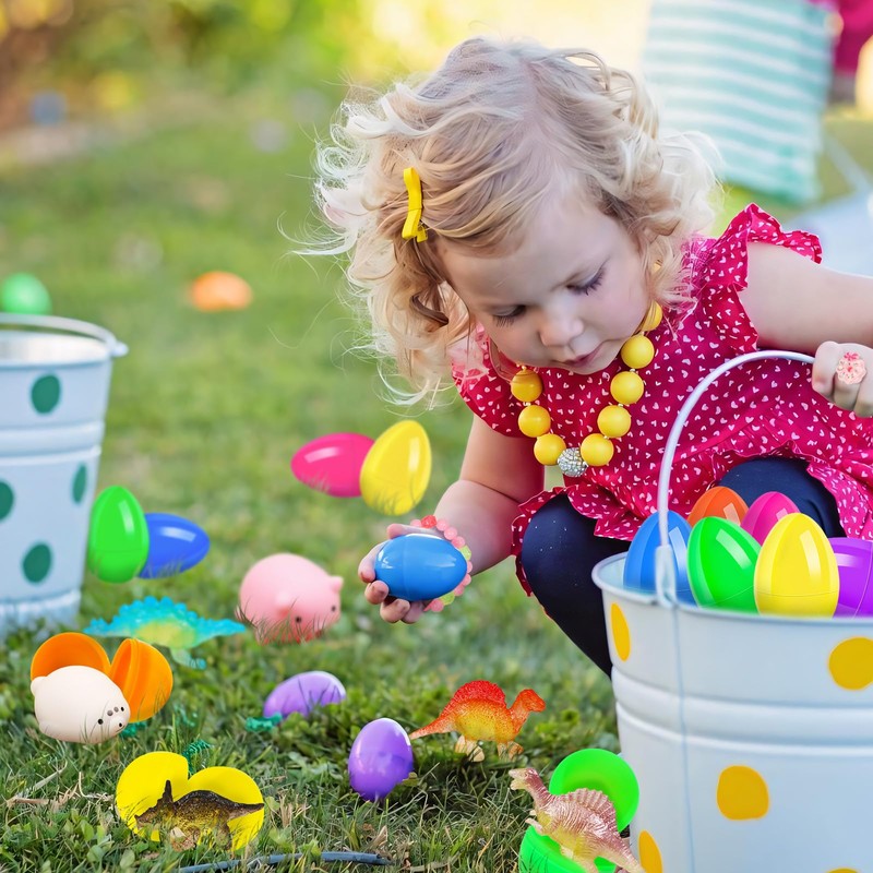 Rileryan 30 Pack Prefilled Easter Eggs Bulk Filled with 90