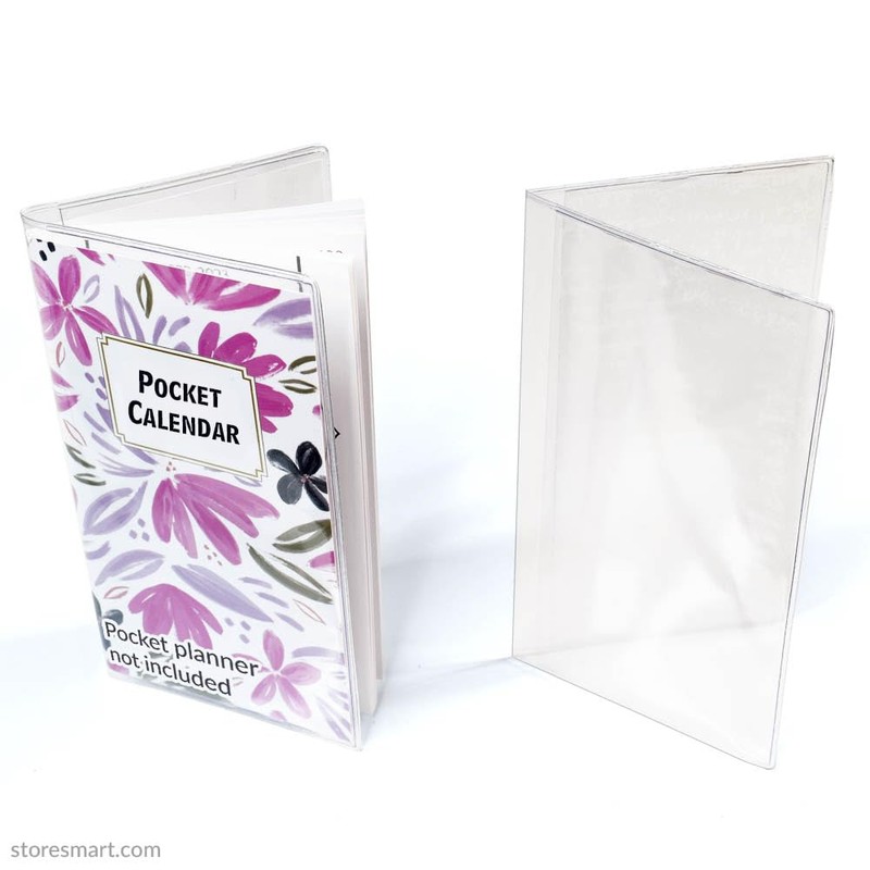 StoreSMART - Clear Plastic Cover for a Pocket Planner -