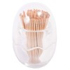 C-RAYS Toothpick Case, Egg Shape, Cute, Toothpick, Storage, Egg-Shaped Case,