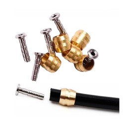 Shimano Hydraulic Disc Brake Olive and Connector Insert Set, 12 Pieces, 11 mm/6 mm, for BH90 Mountain Bike Brake Hose