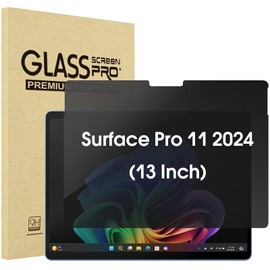 ProCase Privacy Screen Protector for Surface Pro 11 13 Inch 2024, Anti-Spy Tempered Glass Film Guard for 13" Surface Pro 11 2024 Release
