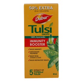 Dabur Ayurvedic Tulsi Drops - 30ml (Immunity Booster)