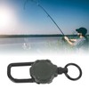 Magnetic Retractable Keychain Stainless Steel Wire Easy Pull Buckle Carabiner