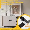 VIDYSUFYR Password Rotary Hasp Locks, 2 Pack Door Security Slide