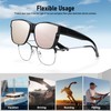 Kelinln Over Glass Sunglasses for Men Women, Trendy Womens Tortoise