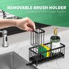 LuxeSilk Kitchen Sink Sponge Holder Stainless – Durable Space-Saving Construction