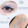 Eyeshadow Palettes, Matte Blue Eye Shadow Pallets For Women, Highly