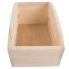 WooDeeDoo Set of 2 Wooden Planter Boxes – Nesting Unfinished