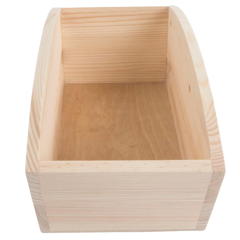 WooDeeDoo Set of 2 Wooden Planter Boxes – Nesting Unfinished