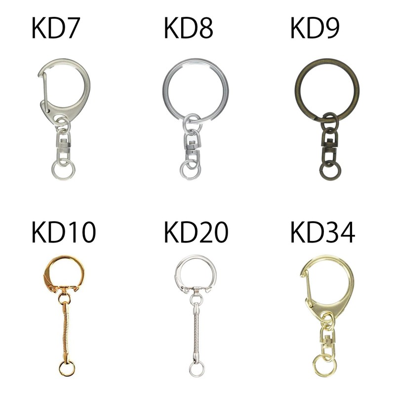 Nippon Chuko NBK KD8 Key Chain Hardware Snake Type, 20