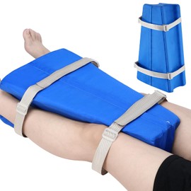 DoubleFill Hip Abduction Pillow Hip Surgery Pillow Hip Surgery Recovery Supplies Comfortable Support Hip Replacement Pillow with Strap and Cover for Legs Reducing Pain