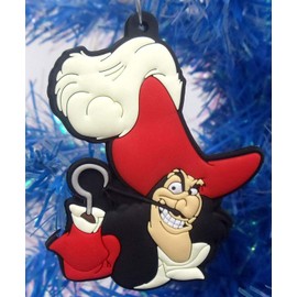 Peter Pan Captain Hook Ornament (Unique Shatterproof Design)