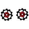1 Pair Front Derailleur Pulley, Aluminium Alloy 11T CNC Wheel