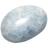 Nupuyai Celestite Irregular Tumbled Polished Stone,Pocket Palm Worry Stone for