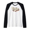 Stella Name Vintage Retro Mädchen Frauen Niedlich Personalisiert Rosa Raglan