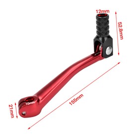 HIAORS CNC Folding Aluminum Gear Shifter Lever Replacement for SSR CRF XR50 CRF70 Tao Tao Coolster Apollo Baja Dirt Runner Xpro Hawk 250 IceBear Champion 50cc 70cc 90cc 110cc 125cc Pit Dirt Bike Parts