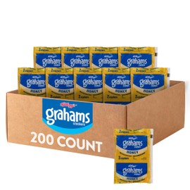 Kellogg's Keebler Grahams Crackers, Honey, 200/2 Count Packages, 0.49 Oz