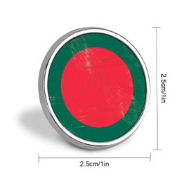 BESTORLOVE Enamel Pins Bulk Set Pins Bangladesh Flag Pins For Backpacks Memorial National Day National Pride Lapel Pin International Holiday Abstract Lapel Pins Accessory For Backpacks Badges