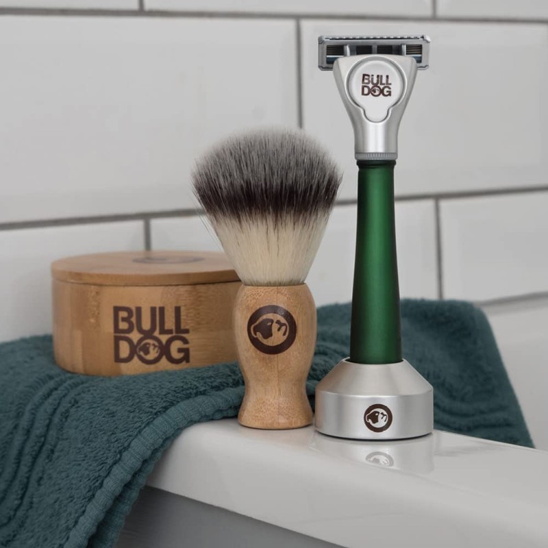 Bulldog Original Glass Holder with Blade 5 Blades