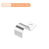 sourcing map 60 Pcs Pipe Strap Fit for 5/16in(8mm) 304