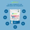 Complejo B Con Glutamina Y Biotina, 120 Cápsulas Wellthy
