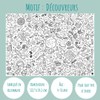 Paper tablecloth for colouring, explorer motif, colouring pictures boys, colouring