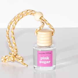COOLGIRLCANDLES Pink Sugar Car Air Hanging Fragrance Oil Diffuser Car Air Freshener Diffuser for Essential Oils, Scents Aromatherapy Automobile Diffuser, Long Lasting Car Diffuser Bottle