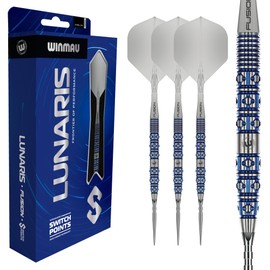 WINMAU | Lunaris | 22g | Tapered | Steel Tip | 90% Tungsten Darts Set