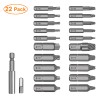 Unbranded 22PCs Damaged Stripped Screw Extractor Set All-Purpose w/Holder &