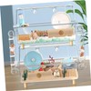 Sosoport Hamster Bamboo Hideout Tunnel Plaything Medium Natural Chew Toy